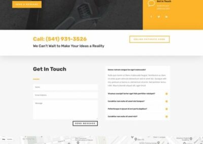 Construction 2 Theme Contact Page