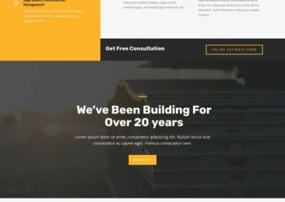 Construction 2 Theme Home Page