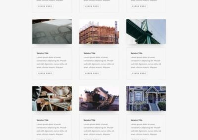 Construction 2 Theme Portfolio Page