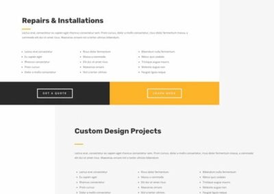 Construction 2 Theme Services Page