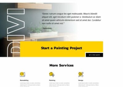 Renovation Theme Service Page
